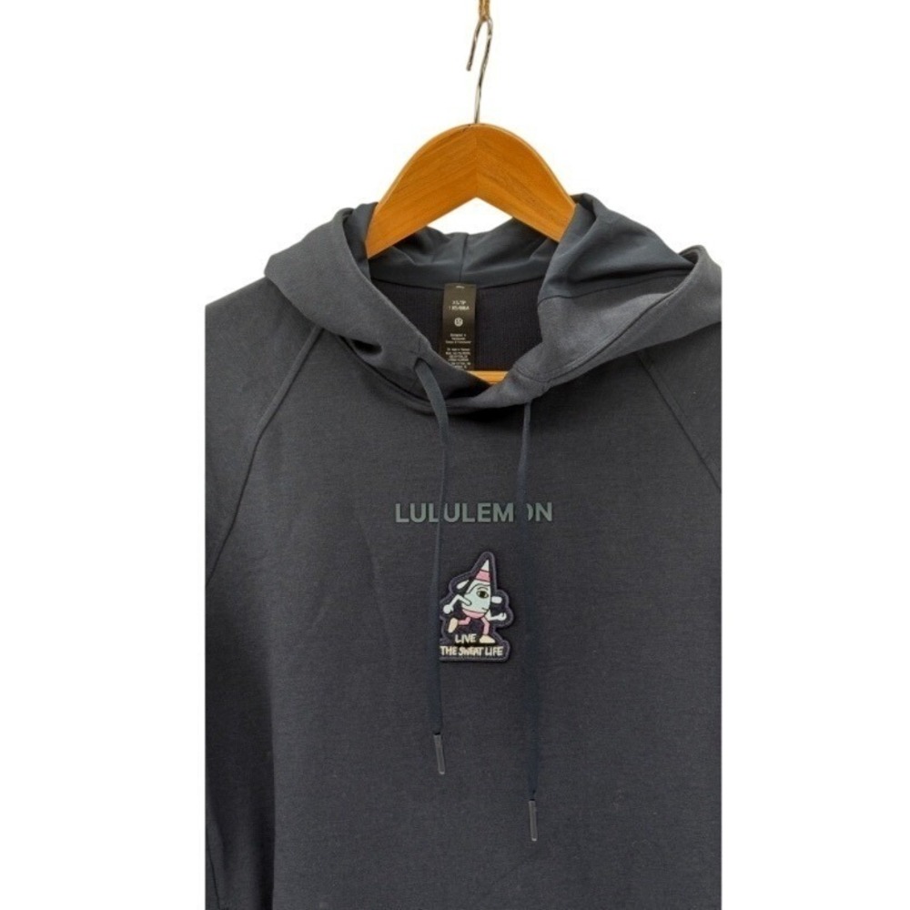New Lululemon Hoodie Sweatshirt City Sweat The Sweat Life Men Size XS Navy Blue